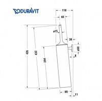 ESCOBILLERO A PARED STARCK T DURAVIT